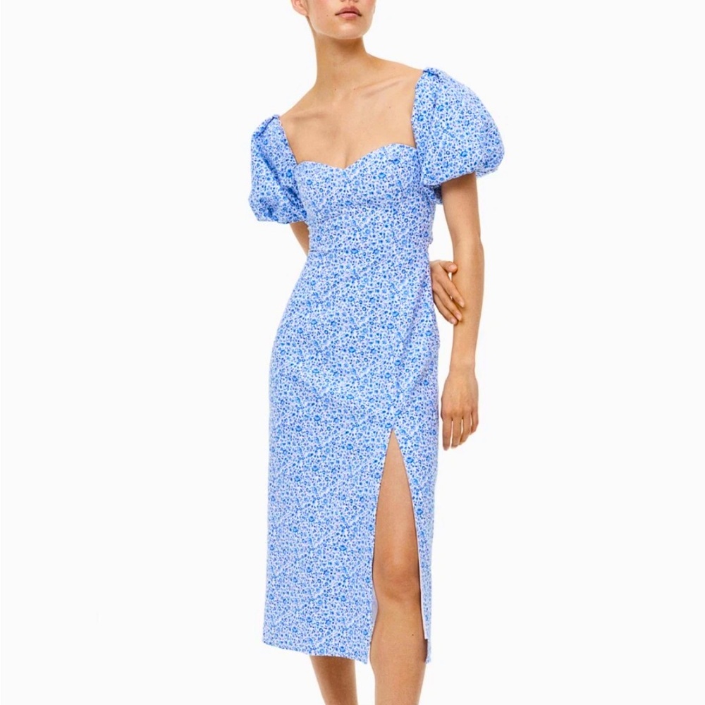 H&M OFF-THE-SHOULDER PUFF-SLEEVED
DRESS